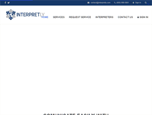 Tablet Screenshot of interpretly.com